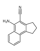 5-amino-2,3-dihydro-1H-cyclopenta[a]naphthalene-4-carbonitrile结构式