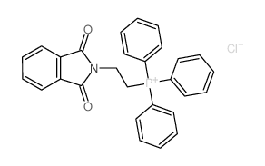 2-(1,3-dioxoisoindol-2-yl)ethyl-triphenyl-phosphanium结构式
