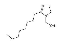 (2-octyl-4,5-dihydroimidazol-1-yl)methanol Structure