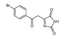 5-[2-(4-bromophenyl)-2-oxoethyl]imidazole-2,4-dione Structure