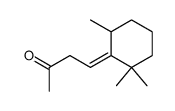 (E)-4-(2,2,6-trimethylcyclohexylidene)-2-butanone结构式