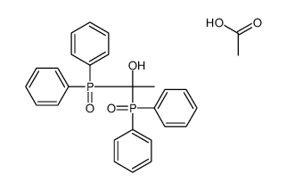 acetic acid,1,1-bis(diphenylphosphoryl)ethanol Structure