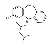 3-(3-Chloro-5H-dibenzo[a,d]cyclohepten-5-ylidene)-2,N,N-trimethyl-1-propanamine Structure