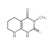 4-methyl-3-sulfanylidene-2,4,10-triazabicyclo[4.4.0]dec-11-en-5-one Structure