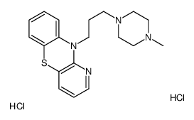 10-[3-(4-methylpiperazin-1-yl)propyl]pyrido[3,2-b][1,4]benzothiazine,dihydrochloride Structure
