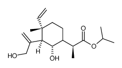 Isopropyl (11S)-6α,14-Dihydroxy-2,3-secoeudesma-1,3-dien-13-oate Structure