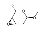 Methyl 3,4-anhydro-2,6-dideoxy-α-L-ribo-hexopyranoside Structure