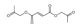 fumaric acid diacetonyl ester Structure