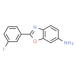 2-(3-iodophenyl)-1,3-benzoxazol-6-amine结构式