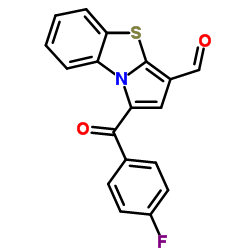 1-(4-Fluorobenzoyl)pyrrolo[2,1-b][1,3]benzothiazole-3-carbaldehyde structure