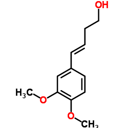 (3E)-4-(3,4-Dimethoxyphenyl)-3-buten-1-ol Structure