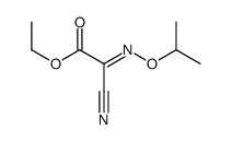 ethyl 2-cyano-2-propan-2-yloxyiminoacetate结构式