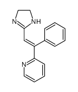 (Z,E)-2-[2-Phenyl-2-(2-pyridyl)ethenyl]-2-imidazoline Structure