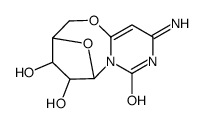 10-amino-4,5-dihydroxy-3,4,5,6-tetrahydro-2h,8h-3,6-epoxypyrimido[6,1-b][1,3]oxazocin-8-one结构式