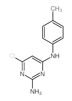 6-chloro-N-(4-methylphenyl)pyrimidine-2,4-diamine structure