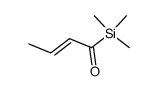 1-trimethylsilyl-2-buten-1-one结构式