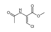 (E)-β-Chloro-N-acetyldehydroalanine methyl ester Structure