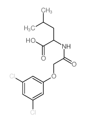 Leucine,N-[(3,5-dichlorophenoxy)acetyl]-, D- (8CI)结构式