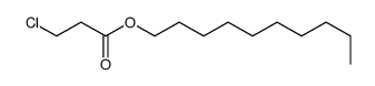 decyl 3-chloropropanoate Structure