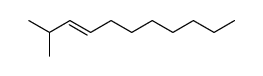 (E)-2-Methyl-3-undecene Structure