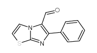 6-苯基-咪唑并[2,1-b]噻唑-5-甲醛结构式