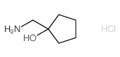 1-(Aminomethyl)cyclopentanol hydrochloride Structure