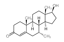 7-alpha-Methyltestosterone Structure
