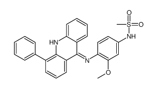 N-[3-methoxy-4-[(4-phenylacridin-9-yl)amino]phenyl]methanesulfonamide Structure