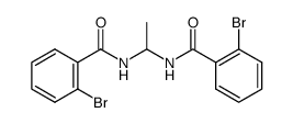 N,N'-(ethane-1,1-diyl)bis(2-bromobenzamide) Structure