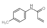 2-Propenamide,N-(4-methylphenyl)- Structure