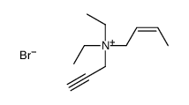 but-2-enyl-diethyl-prop-2-ynylazanium,bromide结构式