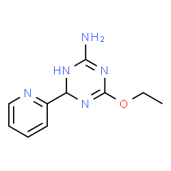 1,3,5-Triazin-2-amine,4-ethoxy-1,6-dihydro-6-(2-pyridinyl)-(9CI) structure