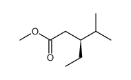 (S)-(+)-methyl 3-ethyl-4-methylpentanoate Structure