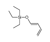 (1,3-Butadien-1-yloxy)(triethyl)silane结构式