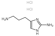 4-(3-amino-propyl)-1h-imidazol-2-ylamine 2hcl结构式