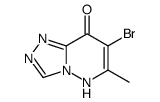 7-bromo-6-methyl-5H-[1,2,4]triazolo[4,3-b]pyridazin-8-one结构式