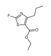 5-Thiazolecarboxylicacid,2-fluoro-4-propyl-,ethylester(9CI) Structure