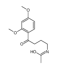 N-[4-(2,4-dimethoxyphenyl)-4-oxobutyl]acetamide Structure