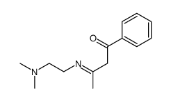 3-[2-(dimethylamino)ethylimino]-1-phenylbutan-1-one Structure