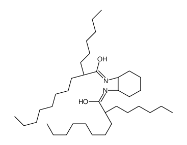 2-hexyl-N-[(2R)-2-[[(2R)-2-hexyldecanoyl]amino]cyclohexyl]decanamide Structure