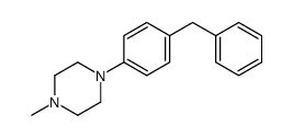 1-(4-benzylphenyl)-4-methylpiperazine结构式