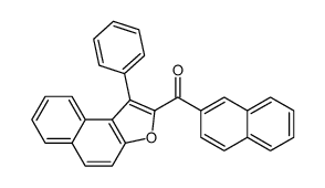 naphthalen-2-yl-(1-phenylbenzo[e][1]benzofuran-2-yl)methanone结构式
