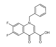 1-benzyl-6,7-difluoro-1,4-dihydro-4-oxo-3-quinolinecarboxylic acid Structure