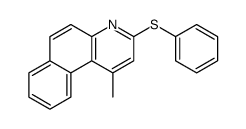 1-methyl-3-phenylsulfanylbenzo[f]quinoline Structure