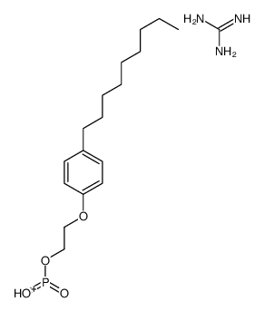 [2-(4-nonylphenoxy)ethyl] hydrogen phosphonate, compound with guanidine (1:1) picture