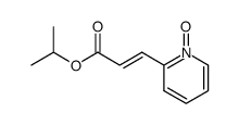 (E)-isopropyl 3-(N-oxypyridin-2-yl)acrylate结构式