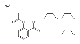 o-[[(tributylstannyl)oxy]carbonyl]phenyl acetate Structure