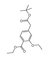 ethyl 4-(2-tert-butoxy-2-oxoethyl)-2-ethoxy benzoate Structure