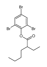 2,4,6-tribromophenyl 2-ethylhexanoate structure