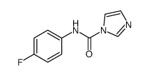 N-(4-fluorophenyl)-1H-imidazole-1-carboxamide结构式